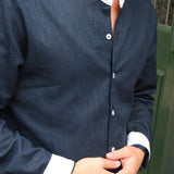 The Frederick Marine Linen Shirt