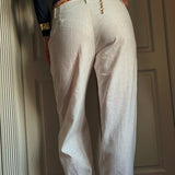 White Linen trousers